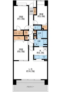 リーベスト西千葉【5階】の間取り