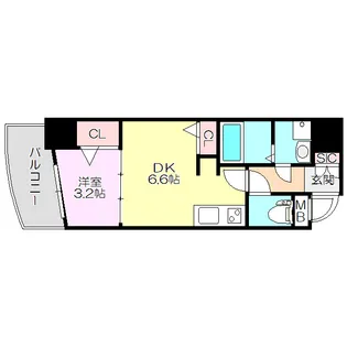 YOU’S8番館【5階】の間取り