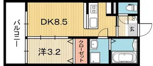 高知県高知市桜井町1【アパート】の間取り