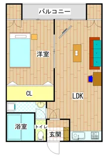 ファーニッシュド・ステイ諏訪四賀三番館【2階】の間取り