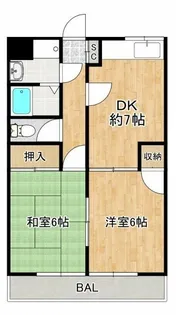 埼玉県さいたま市南区内谷5【マンション】の間取り