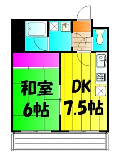 桜フラッツ【2階】の間取り