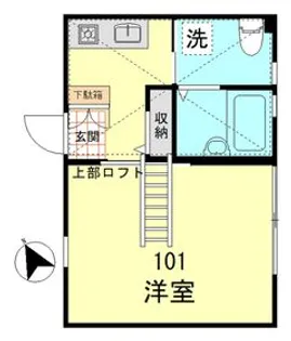 グレイスコート【1階】の間取り
