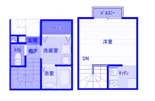 埼玉県さいたま市見沼区東大宮7【アパート】の間取り