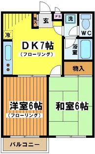 東京都調布市国領町1【マンション】の間取り