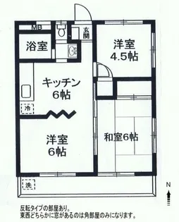 ガーデン松子舞【2階】の間取り