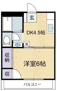 神奈川県川崎市多摩区枡形5【マンション】の間取り