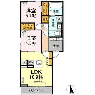 カーサ III【2階】の間取り