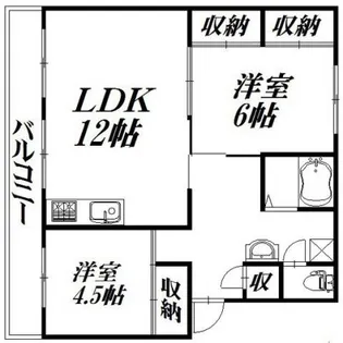 静岡県浜松市中央区安松町【マンション】の間取り