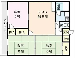 イーストハイツ高崎【3階】の間取り