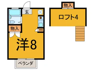パークフラット【1階】の間取り