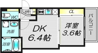 大阪府大阪市東淀川区相川2【アパート】の間取り
