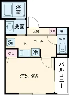 ブロッサムテラス船堀【2階】の間取り