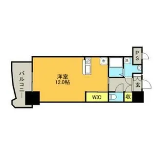 1Kの間取り画像