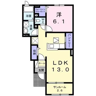 エテルナ【1階】の間取り