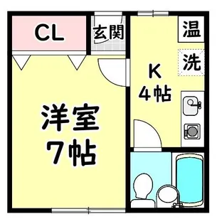 大阪府門真市垣内町【アパート】の間取り