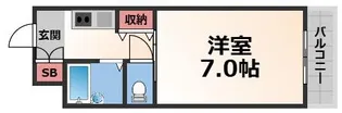 オリエンタル楠根【3階】の間取り