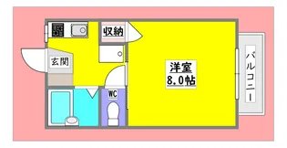 広島県東広島市八本松町原【アパート】の間取り