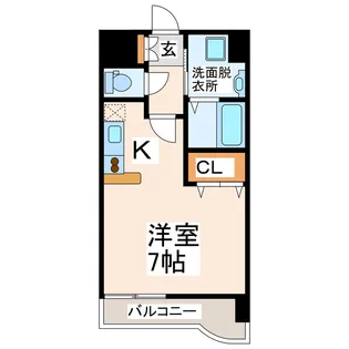 Brillante Piazza(ブリランテ ピアッツァ)【1階】の間取り