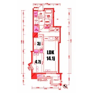 神奈川県横浜市南区高根町1【マンション】の間取り