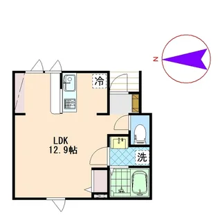 コンフォート駅前II【1階】の間取り