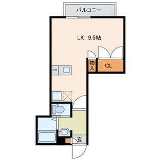 グランコート【1階】の間取り