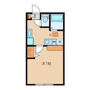 SUNハイツ【1階】の間取り