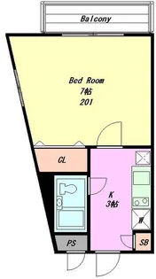 オリンピア館【2階】の間取り