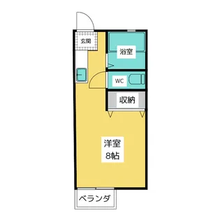 サンシティーあゆち【2階】の間取り