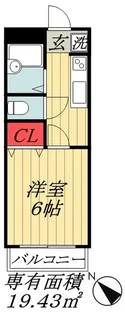 千葉県浦安市富士見5【マンション】の間取り
