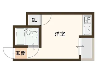 大阪府大阪市住之江区浜口西1【マンション】の間取り