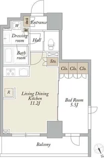 東京都台東区浅草3【マンション】の間取り