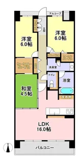 アルファステイツ高崎駅東【7階】の間取り