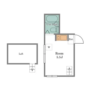 中延ハイツ【1階】の間取り