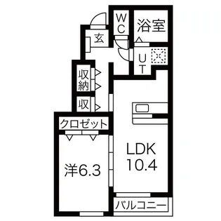 La Vita BrillanteI【1階】の間取り
