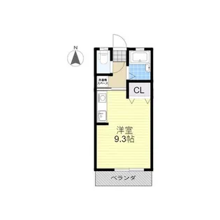 レスポワール今宮【2階】の間取り