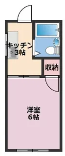 コーポ栄【1階】の間取り