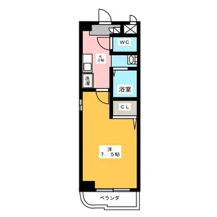 サンハイツ井深【4階】の間取り