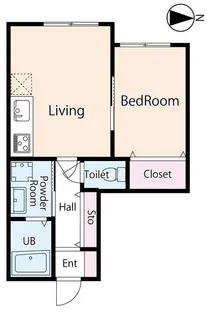 神奈川県大和市中央4【アパート】の間取り
