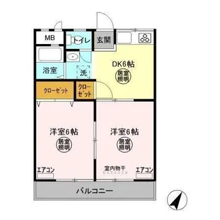 千葉県市原市君塚5【アパート】の間取り