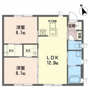 宮城県遠田郡美里町北浦字川戸浦【一戸建】の間取り