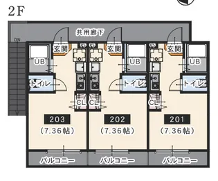 AP御園4丁目【2階】の間取り