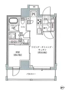 アトラス秋葉原アロマコート【13階】の間取り