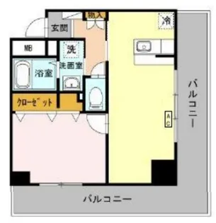 カーサ フェリーチェ【5階】の間取り