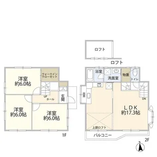 東京都小金井市貫井北町5【一戸建】の間取り