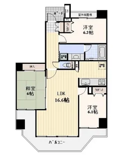 東京都江東区清澄1【マンション】の間取り