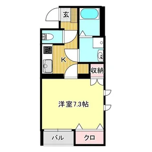 フレード高島町【3階】の間取り