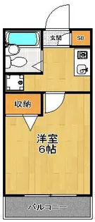 レジデンス・ド・レイーヌ【4階】の間取り