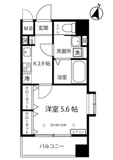 ブーゲンビリア【3階】の間取り