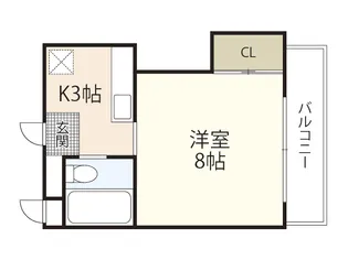 コーポさえき【2階】の間取り